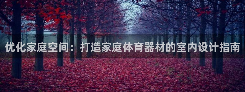 富联娱乐登陆：优化家庭空间：打造家庭体育器材的室内设