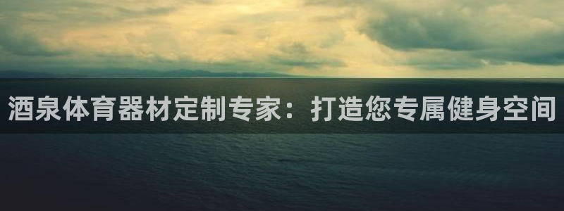富联平台是什么：酒泉体育器材定制专家：打造您专属健身