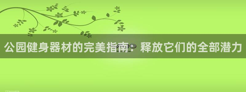 中国富联股票行情：公园健身器材的完美指南：释放它们的