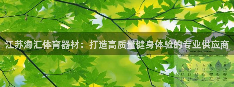 富联官方网站入口：江苏海汇体育器材：打造高质量健身体