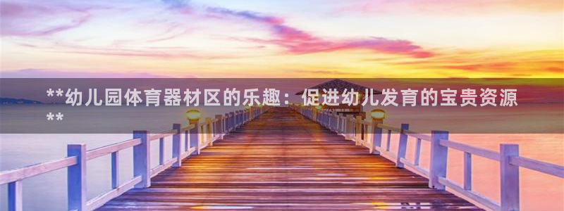 富联官网登陆：**幼儿园体育器材区的乐趣：促进幼儿发