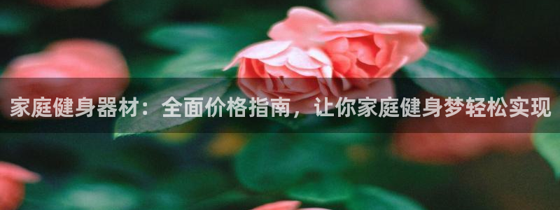 富联娱乐认 58534I 富联：家庭健身器材：全面价