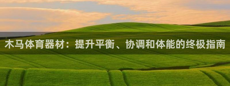 富联官方网站首页入口下载：木马体育器材：提升平衡、协
