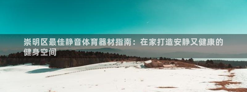富联娱乐官方网站：崇明区最佳静音体育器材指南：在家打
