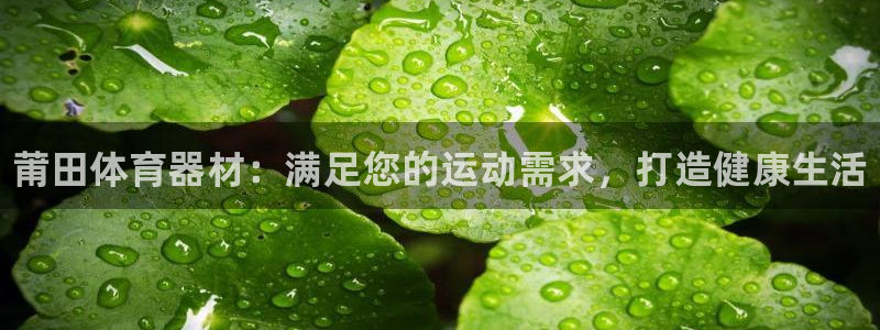 富联娱乐访问中国网站：莆田体育器材：满足您的运动需求，打造健